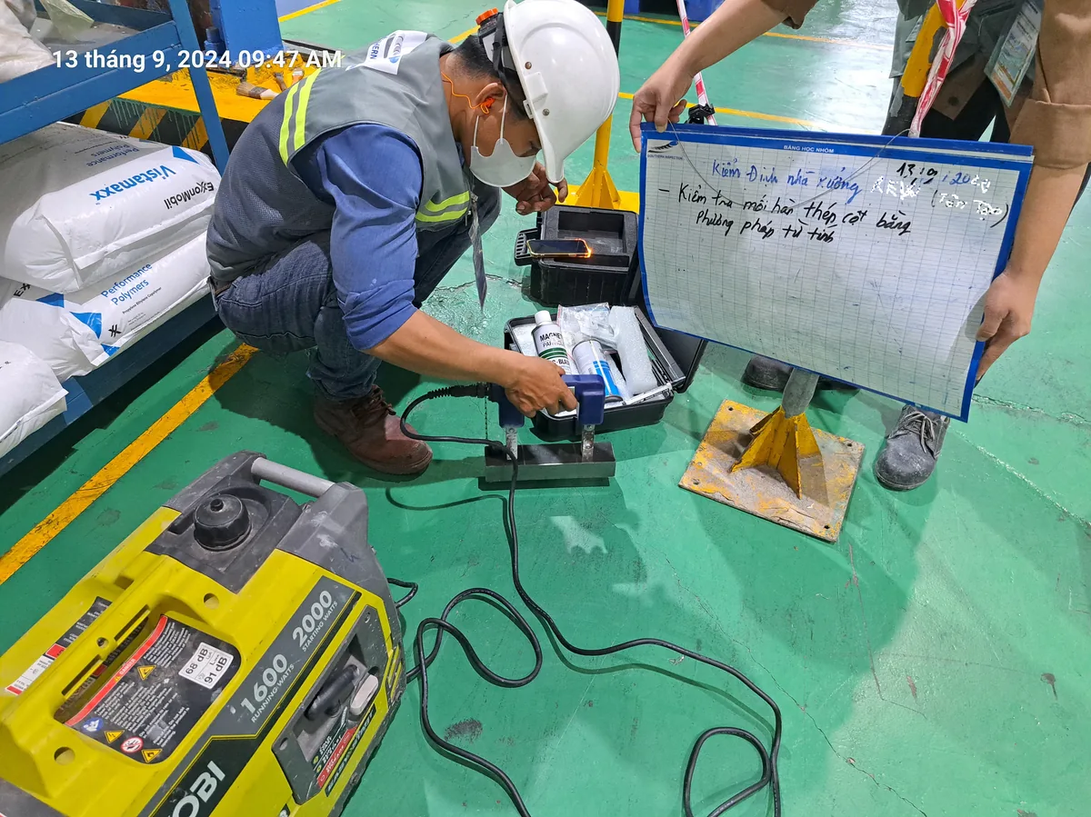 Kiểm tra an toàn thiết bị cắt bằng tại công trình, đảm bảo an toàn sử dụng
