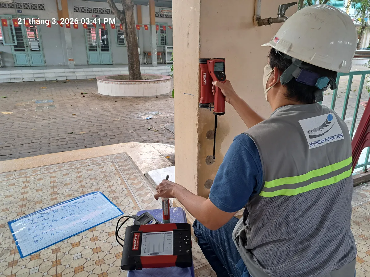 Kiểm định kết cấu công trình bằng thiết bị chuyên dụng