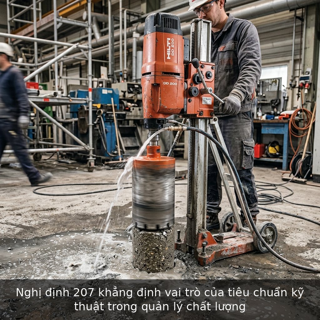Nghị định 207 khẳng định vai trò của tiêu chuẩn kỹ thuật trong quản lý chất lượng