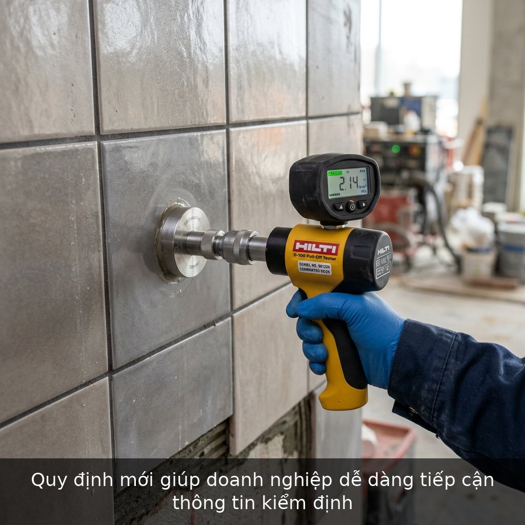 Quy định mới giúp doanh nghiệp dễ dàng tiếp cận thông tin kiểm định