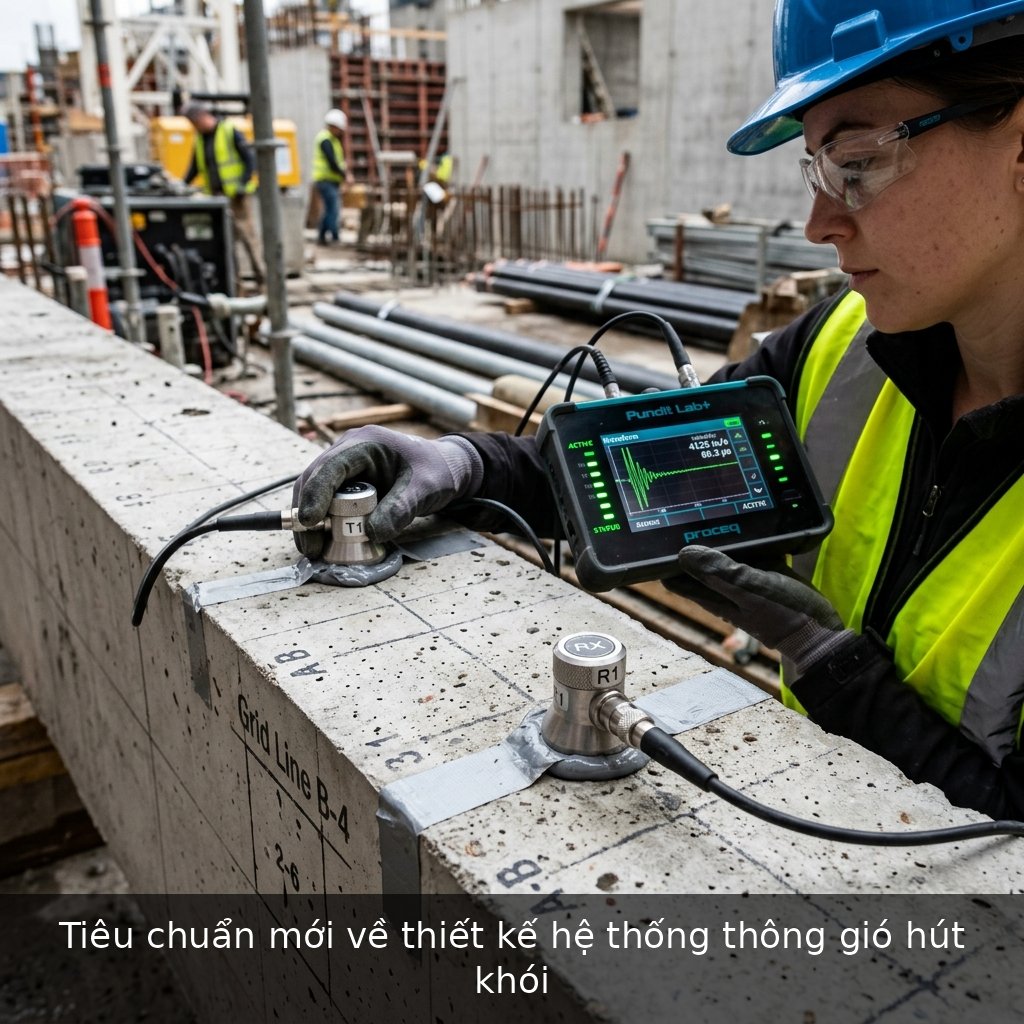 Tiêu chuẩn mới về thiết kế hệ thống thông gió hút khói