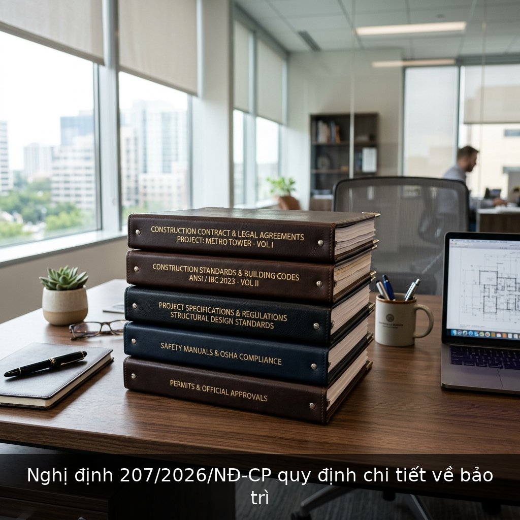 Nghị định 207/2026/NĐ-CP quy định chi tiết về bảo trì