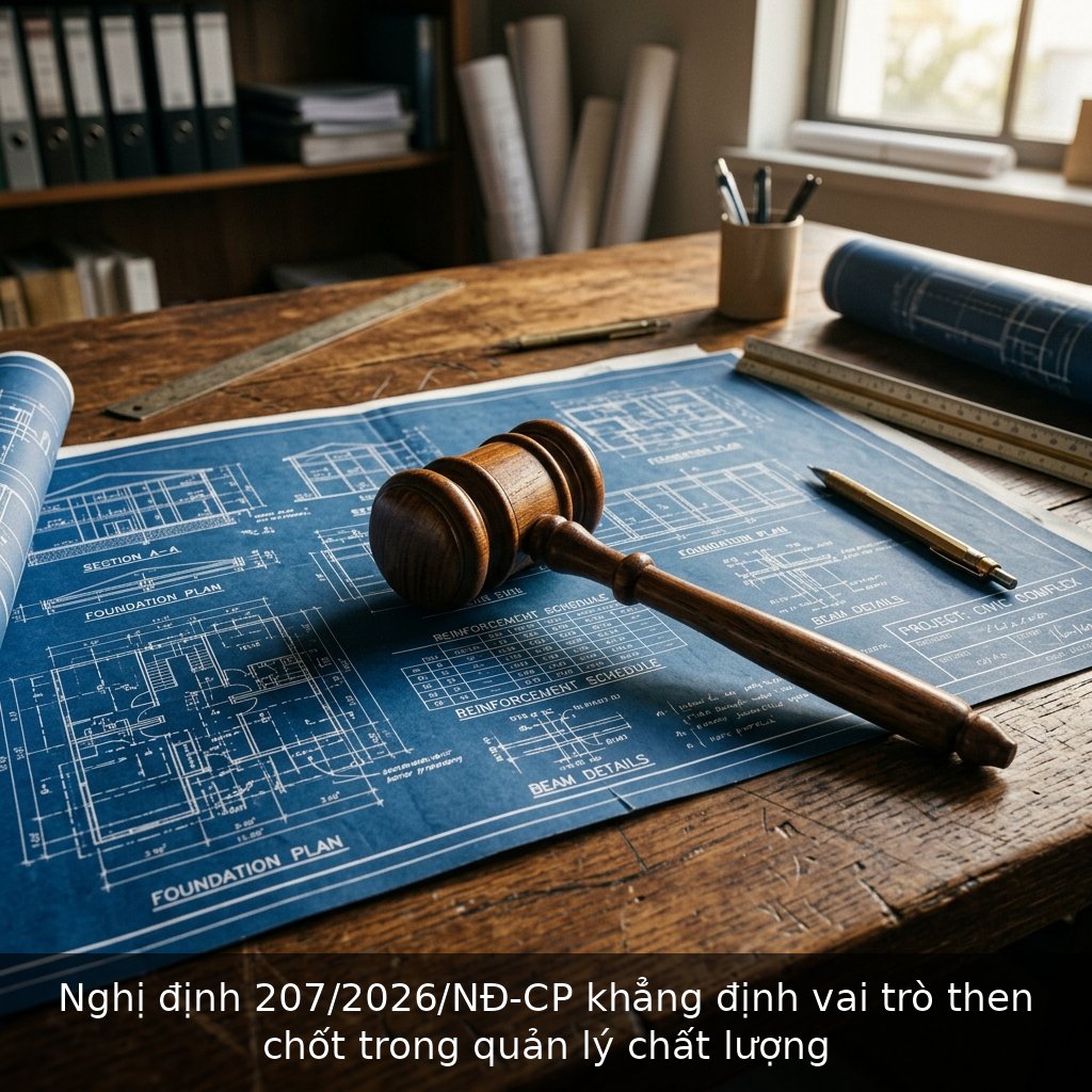 Nghị định 207/2026/NĐ-CP khẳng định vai trò then chốt trong quản lý chất lượng