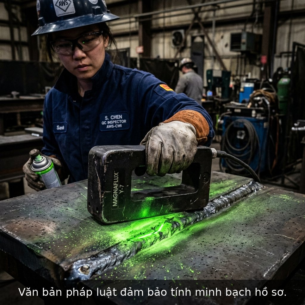 Văn bản pháp luật đảm bảo tính minh bạch hồ sơ.