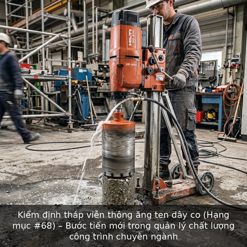 Kiểm định tháp viễn thông ăng ten dây co (Hạng mục #68) – Bước tiến mới trong quản lý chất lượng công trình chuyên ngành