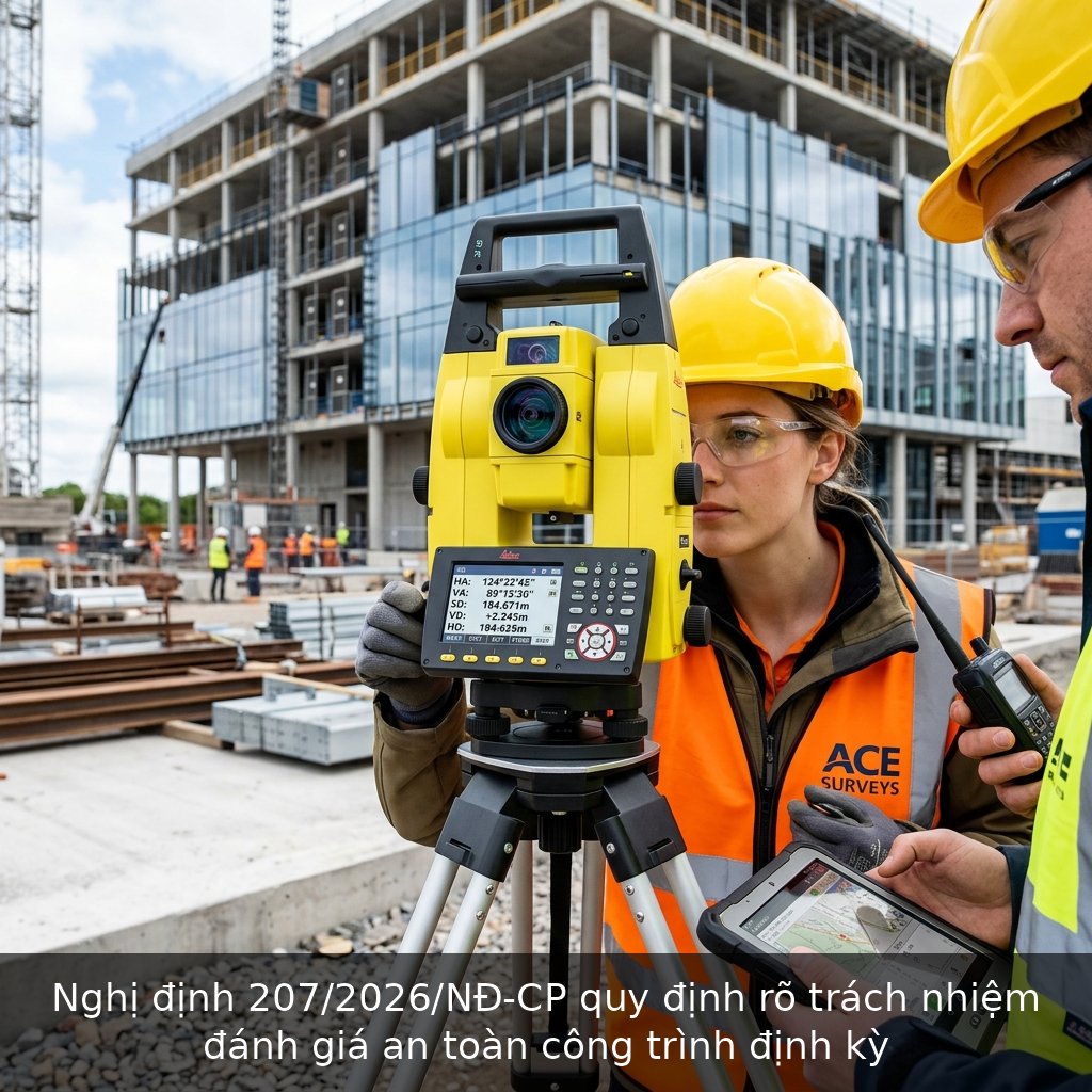 Nghị định 207/2026/NĐ-CP quy định rõ trách nhiệm đánh giá an toàn công trình định kỳ