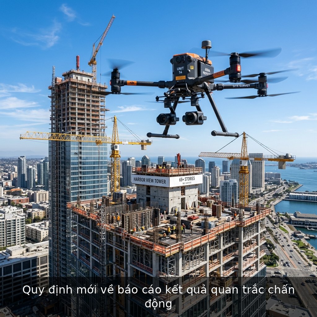 Quy định mới về báo cáo kết quả quan trắc chấn động