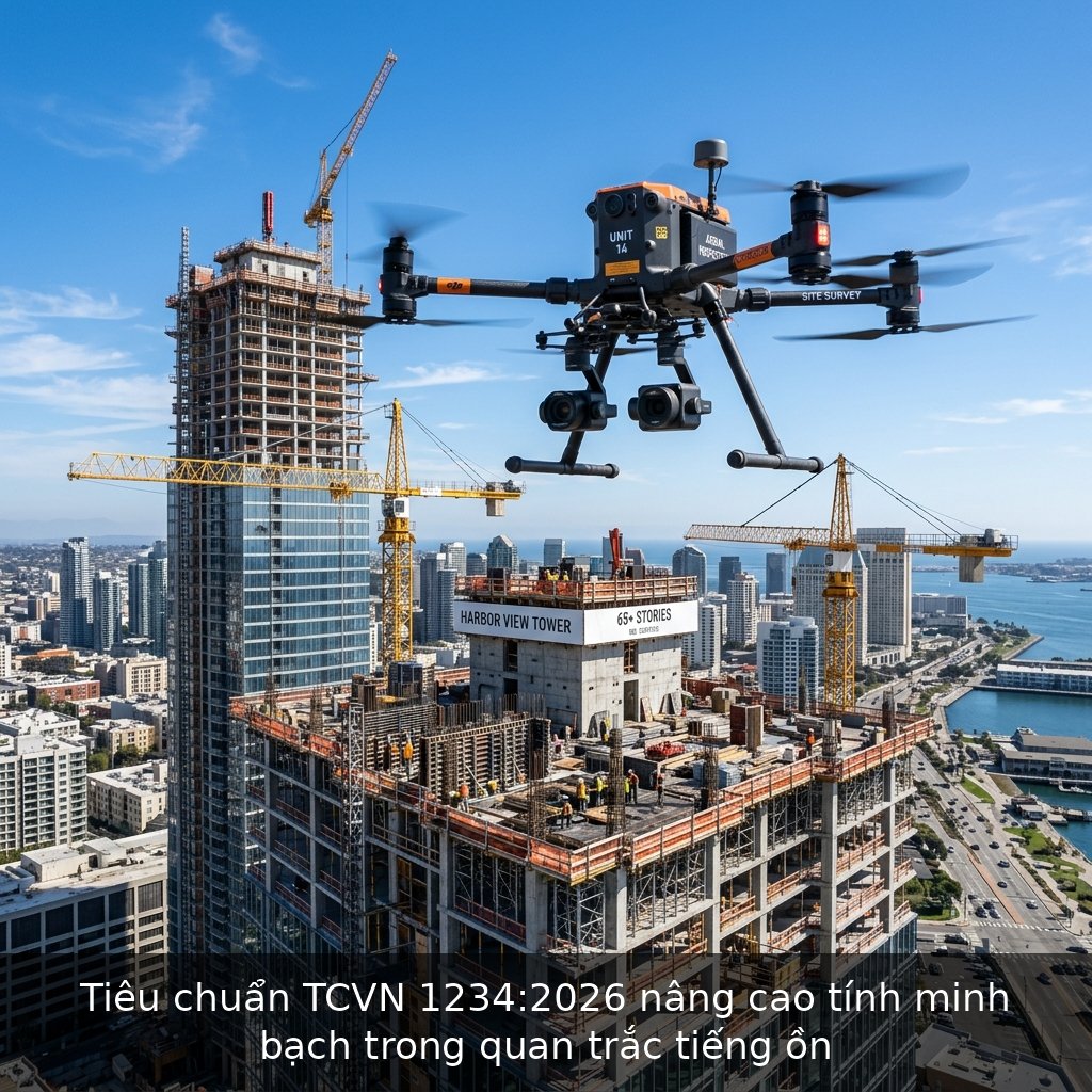 Tiêu chuẩn TCVN 1234:2026 nâng cao tính minh bạch trong quan trắc tiếng ồn