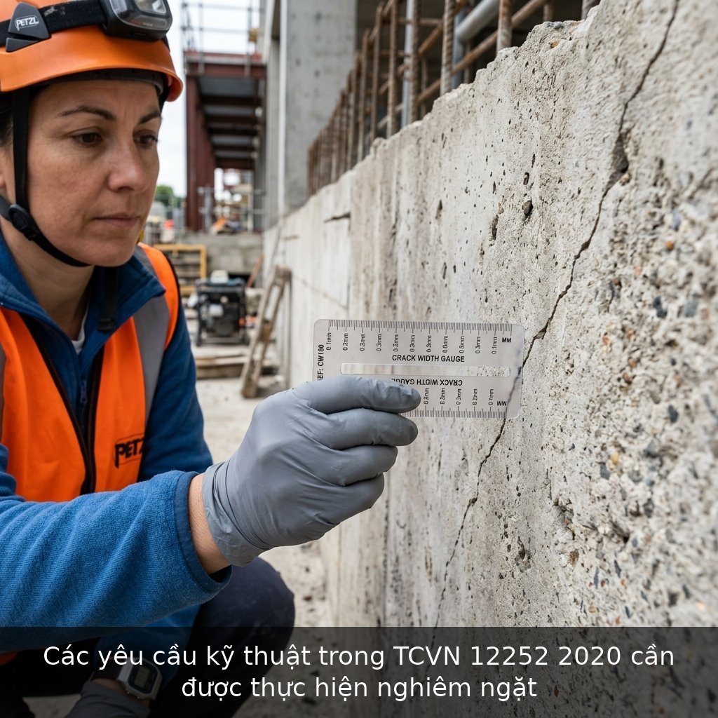 Các yêu cầu kỹ thuật trong TCVN 12252 2020 cần được thực hiện nghiêm ngặt