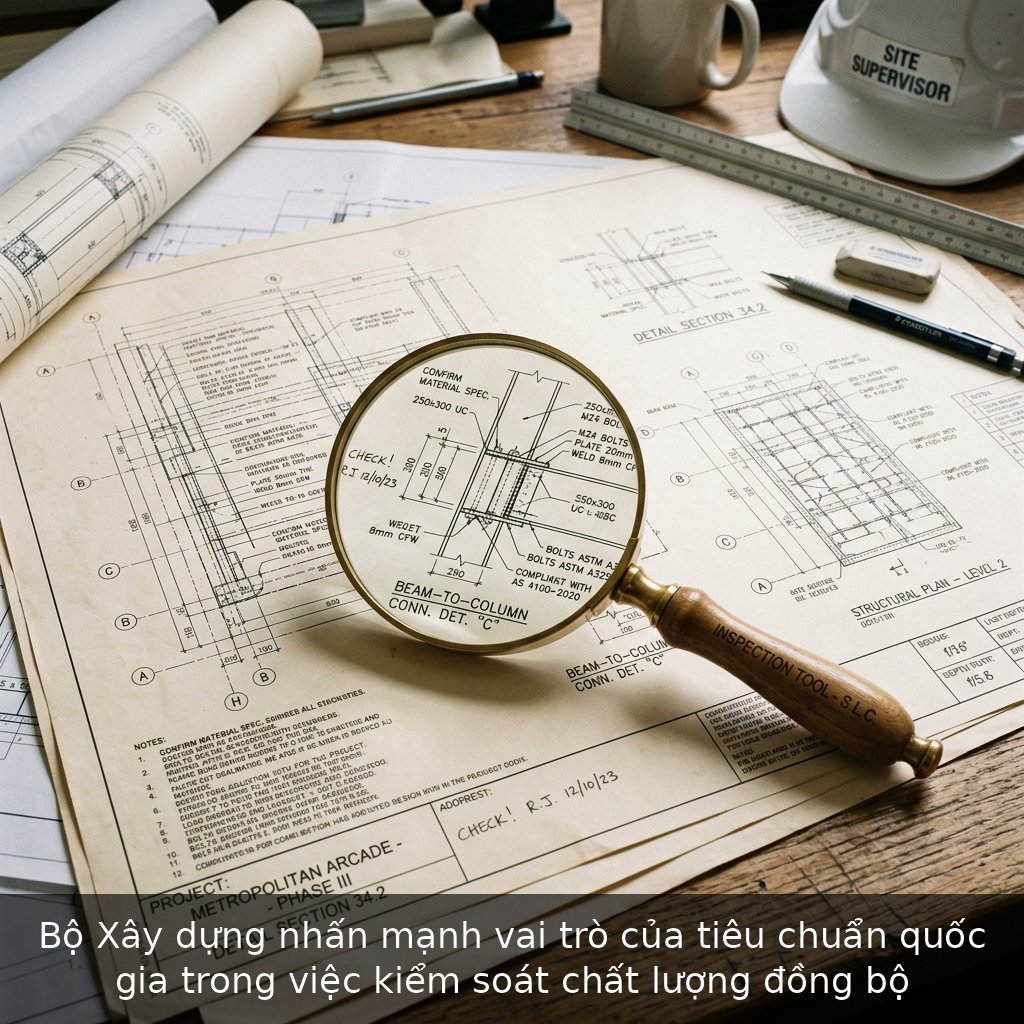 Bộ Xây dựng nhấn mạnh vai trò của tiêu chuẩn quốc gia trong việc kiểm soát chất lượng đồng bộ