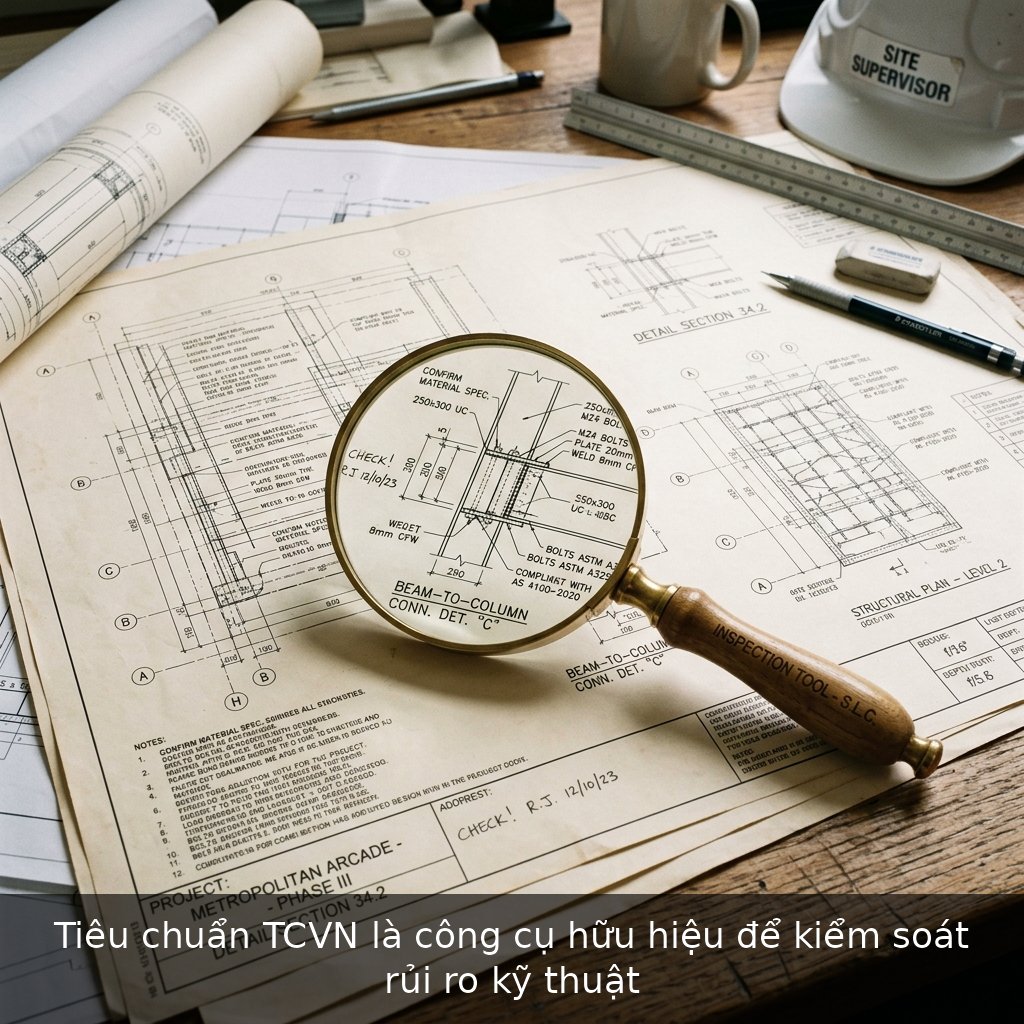 Tiêu chuẩn TCVN là công cụ hữu hiệu để kiểm soát rủi ro kỹ thuật