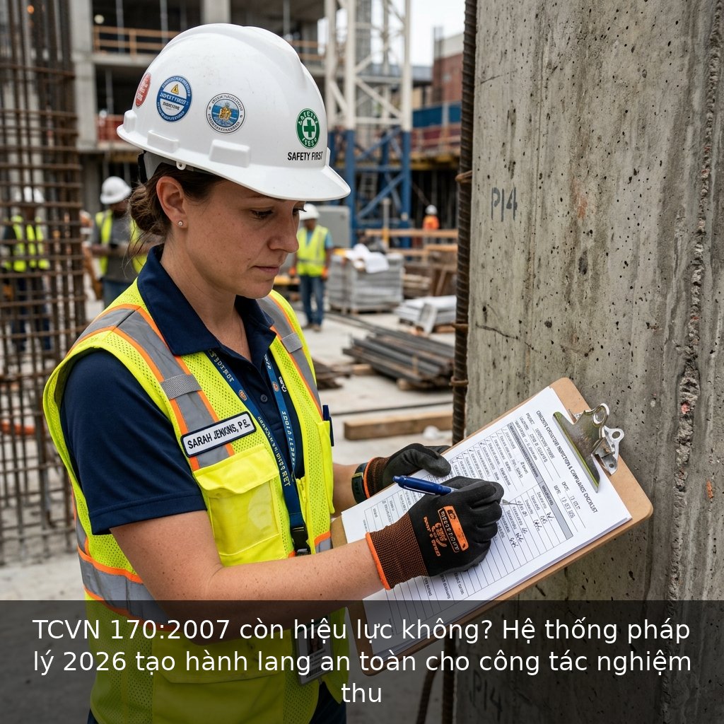 TCVN 170:2007 còn hiệu lực không? Hệ thống pháp lý 2026 tạo hành lang an toàn cho công tác nghiệm thu