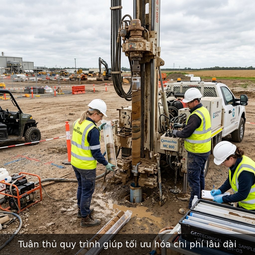 Tuân thủ quy trình giúp tối ưu hóa chi phí lâu dài