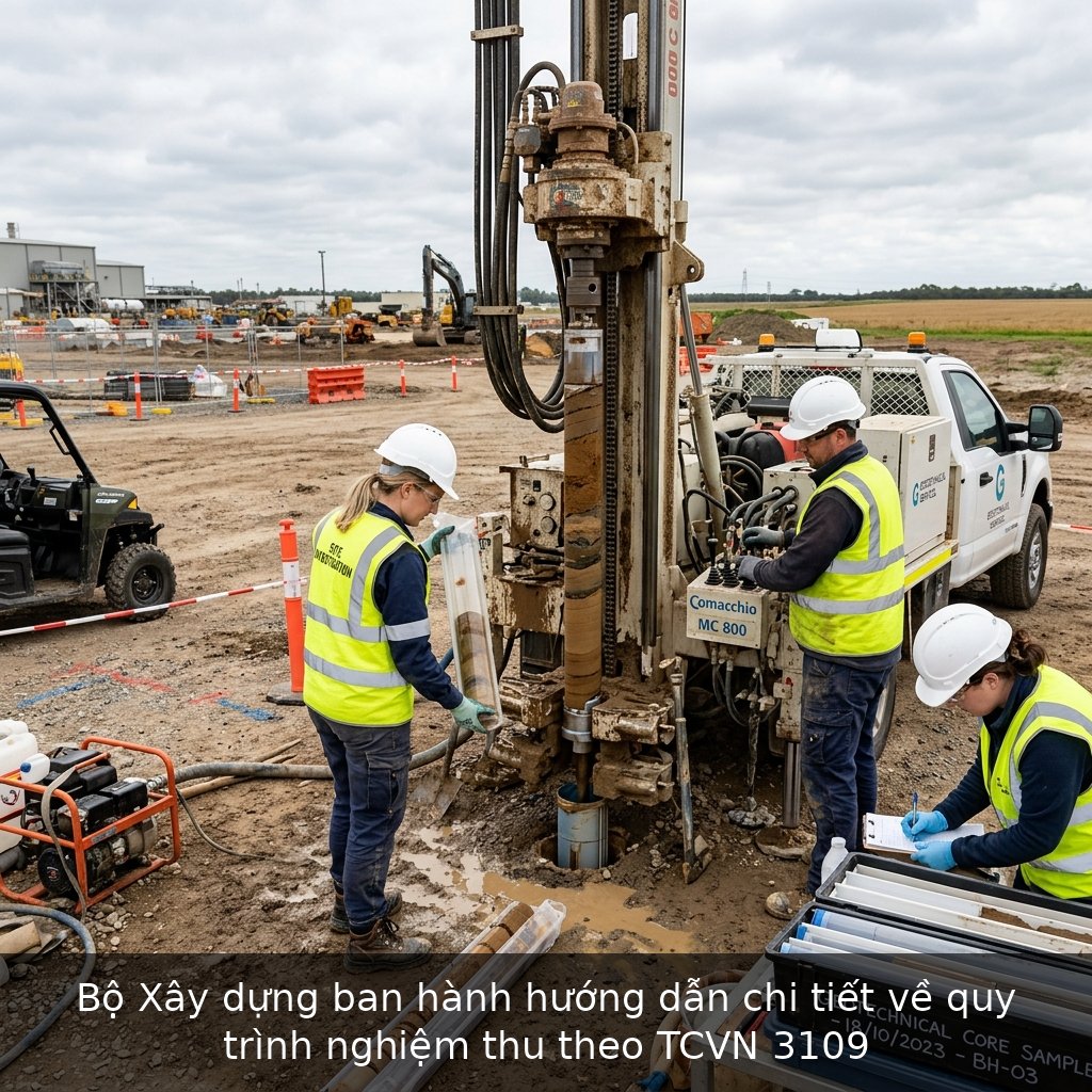 Bộ Xây dựng ban hành hướng dẫn chi tiết về quy trình nghiệm thu theo TCVN 3109