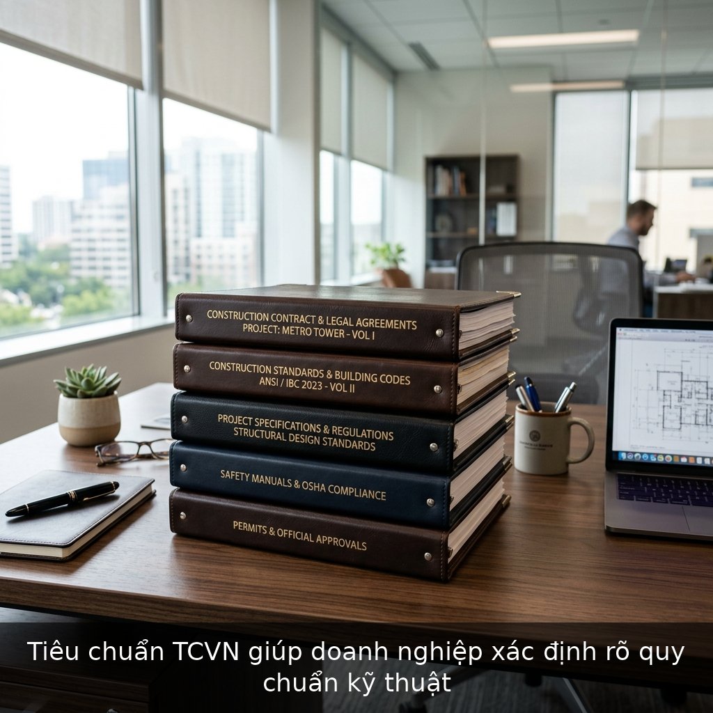 Tiêu chuẩn TCVN giúp doanh nghiệp xác định rõ quy chuẩn kỹ thuật