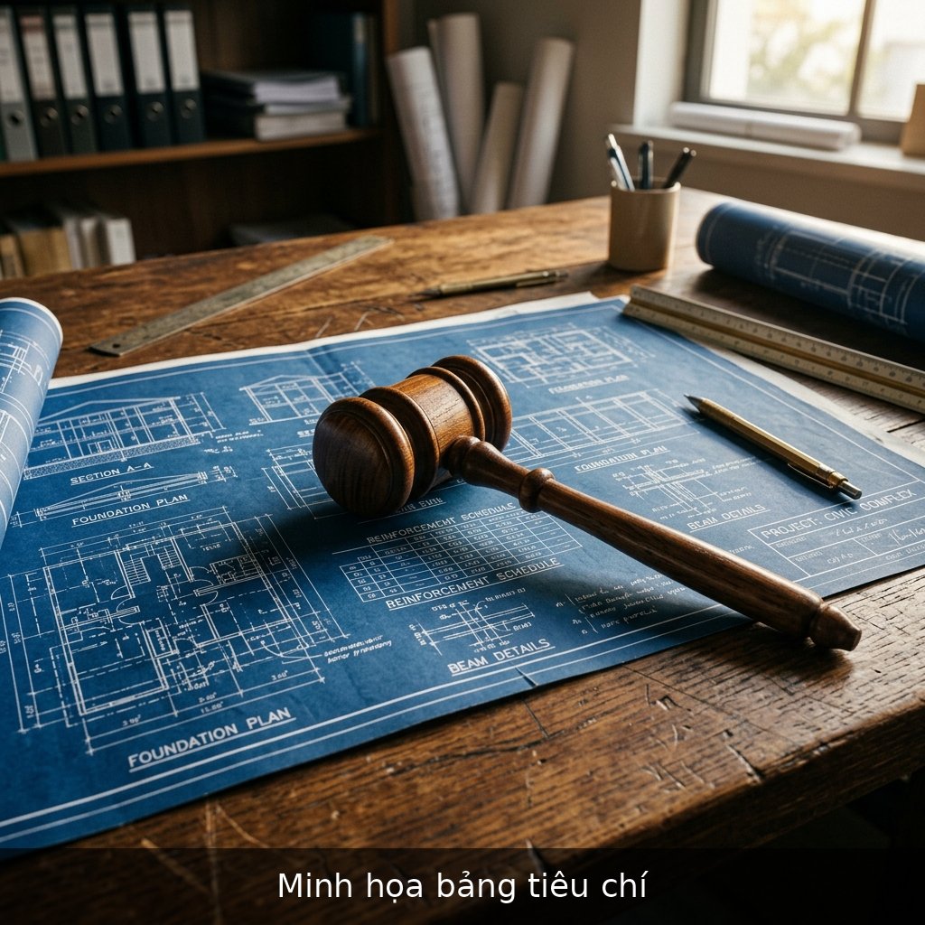 Minh họa bảng tiêu chí