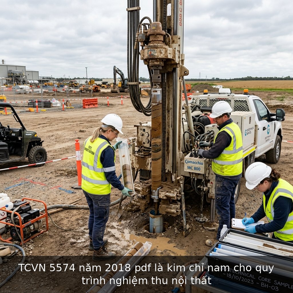 TCVN 5574 năm 2018 pdf là kim chỉ nam cho quy trình nghiệm thu nội thất