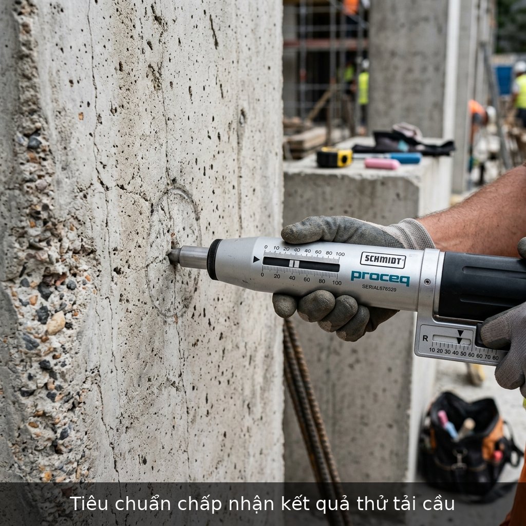 Tiêu chuẩn chấp nhận kết quả thử tải cầu